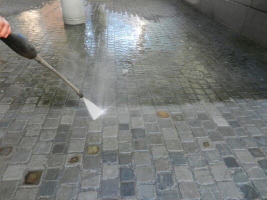 Nettoyage haute pression et accès difficile